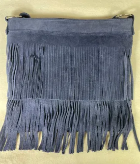 * Fringe Bag- Blue