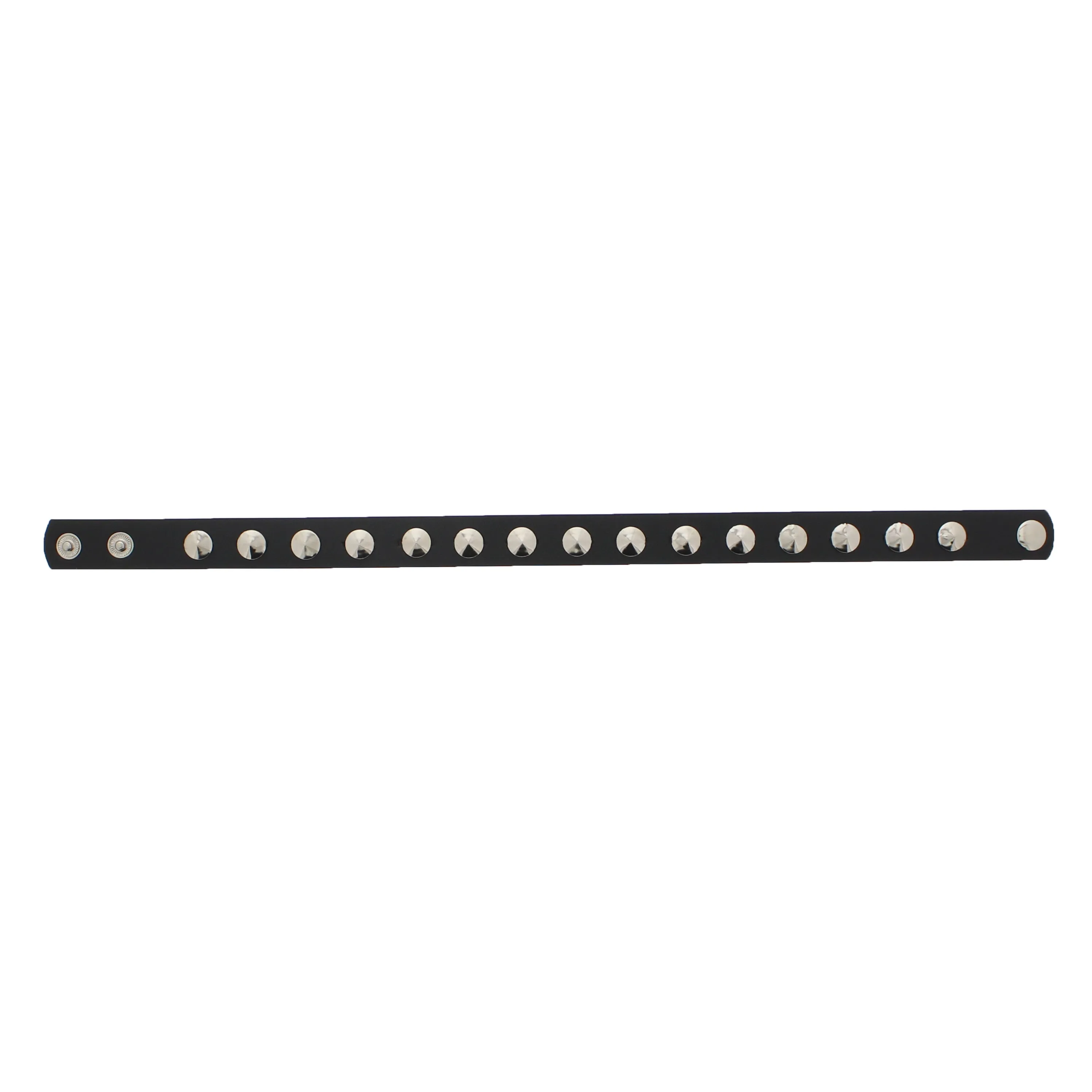 1-Row Conical Studded PU Choker