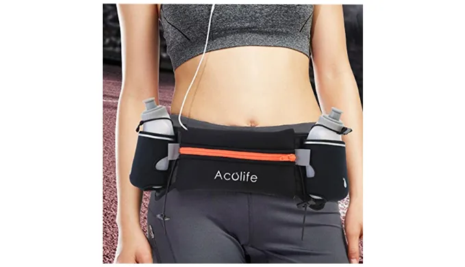 2 or 3 Pack: Hydration Sport Fitness Running Cellphone Waist Belt Pack - Fits iPhone 6(s) / 6s Plus / 7 Plus  - Ships Same/Next Day!