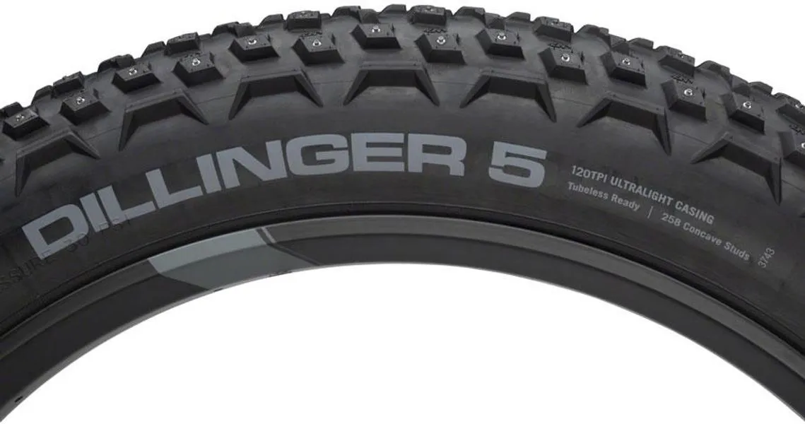 45NRTH Dillinger 5 26x4.6 Tubeless Folding Concave Carbide Aluminum Tire