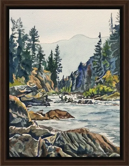 A "Middlefork Splashes" -  Giclée art print of  the Middlefork of the Salmon River