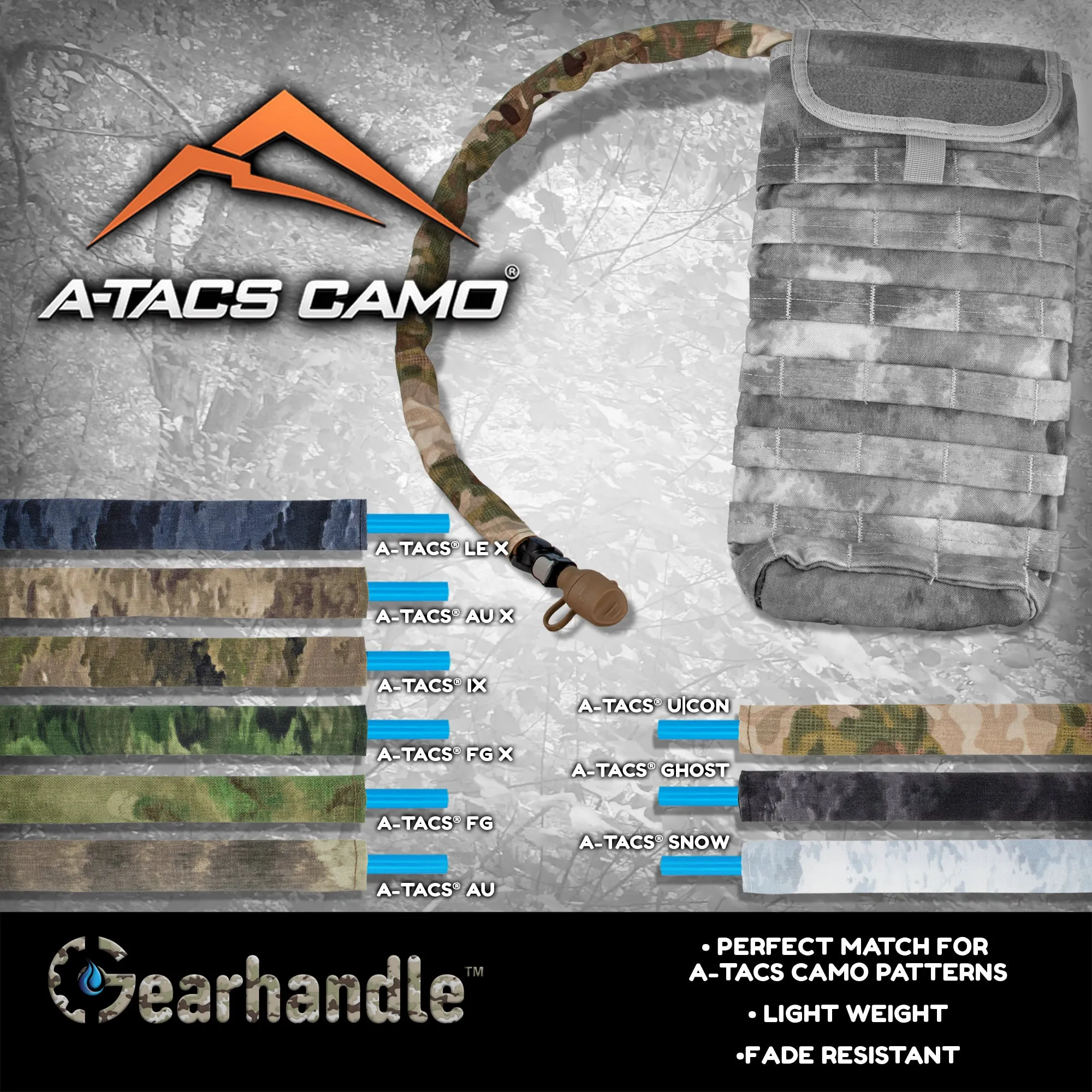 A-TACS AT-X Non Insulatated Drink Tube Sleeve