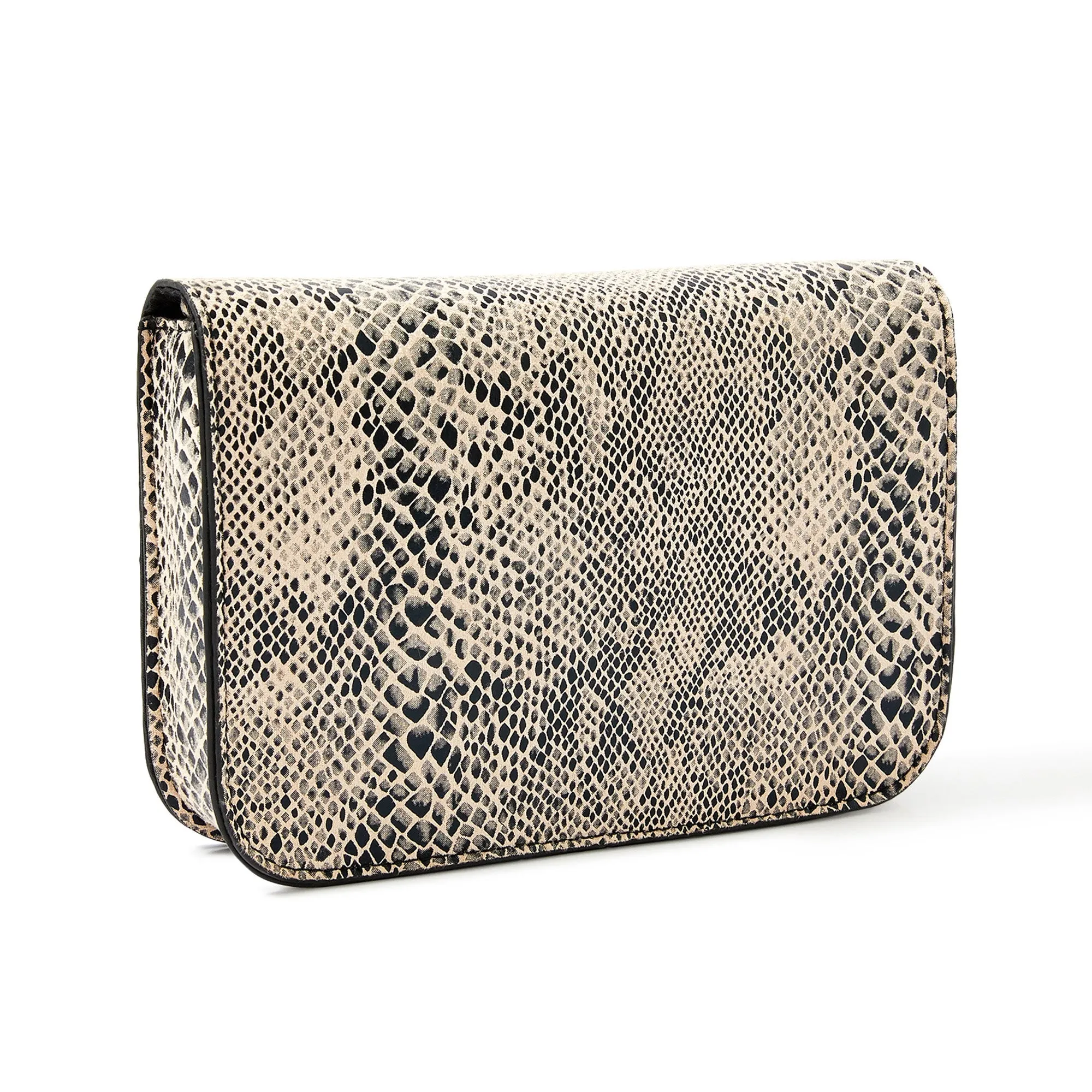 Accessorize London Women's Faux Leather Snake Print Erin Sling Bag