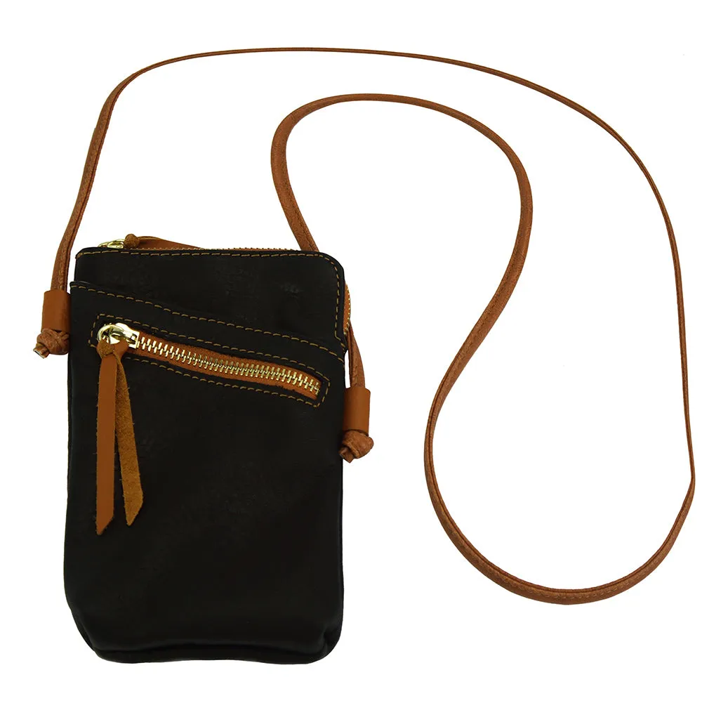 Adriana Cross-body leather bag