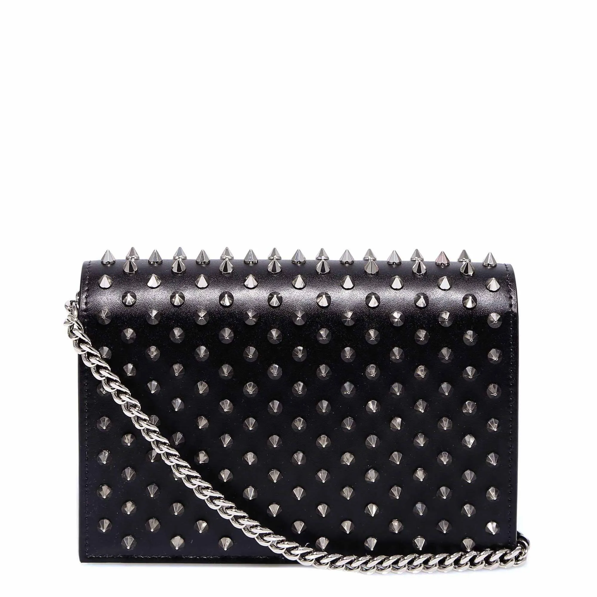 Alexander McQueen Studded Skull Plaque Shoulder Bag