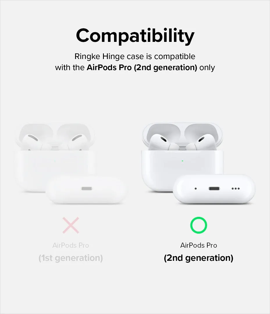 Apple AirPods Pro (2nd) Hinge Case Clear by Ringke