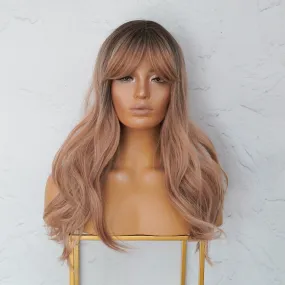 AUGUST Brown Ombre Fringe Wig