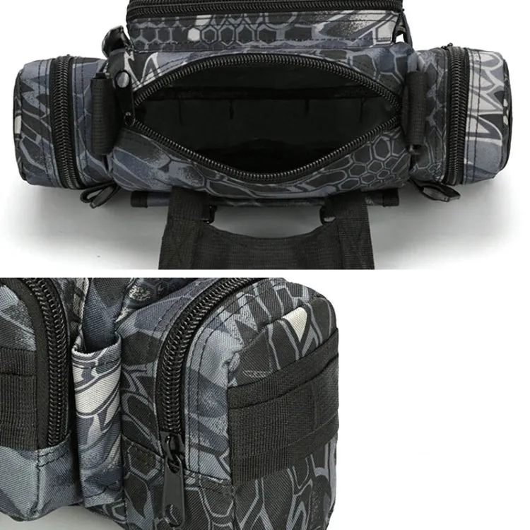 B04 Sports Outdoor Fishing Waterproof Waist Bag Photography Multifunctional Bag(ACU Digital)