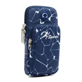 B090 Outdoor Sports Waterproof Arm Bag Climbing Fitness Running Mobile Phone Bag(Large Blue)