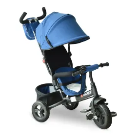 Baby Ride on Tricycle W/Canopy-Blue