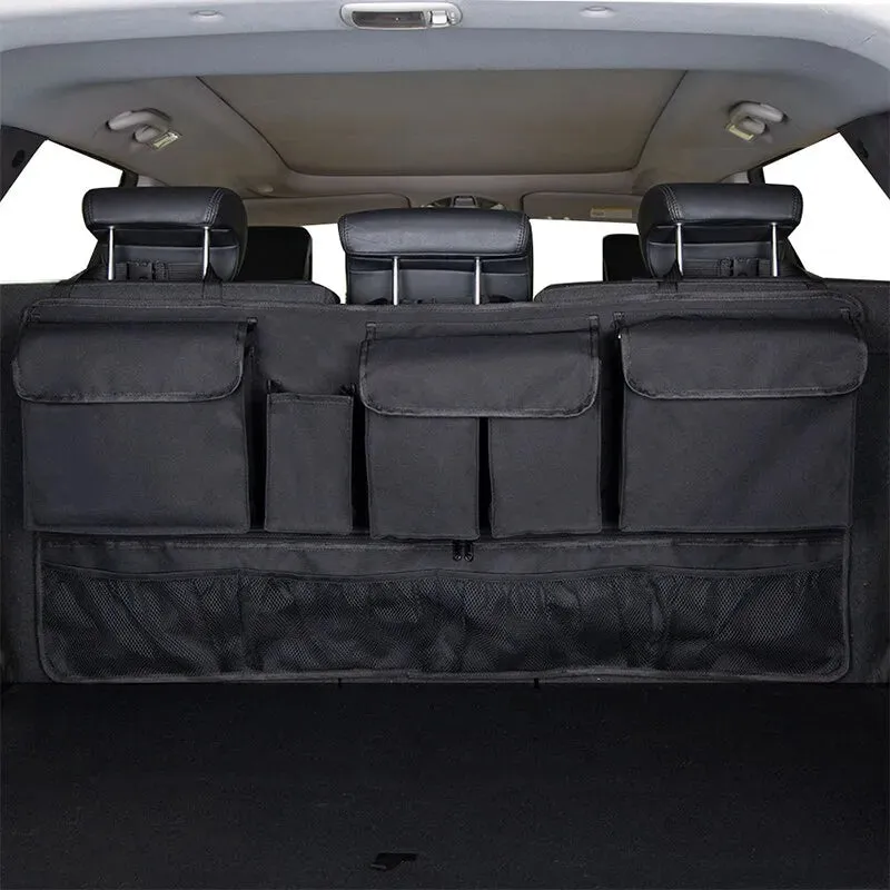 Back Seat Car or Truck Organizer and Storage Hanging Bag with 9 Pockets Oxford Waterproof Multi-pocket