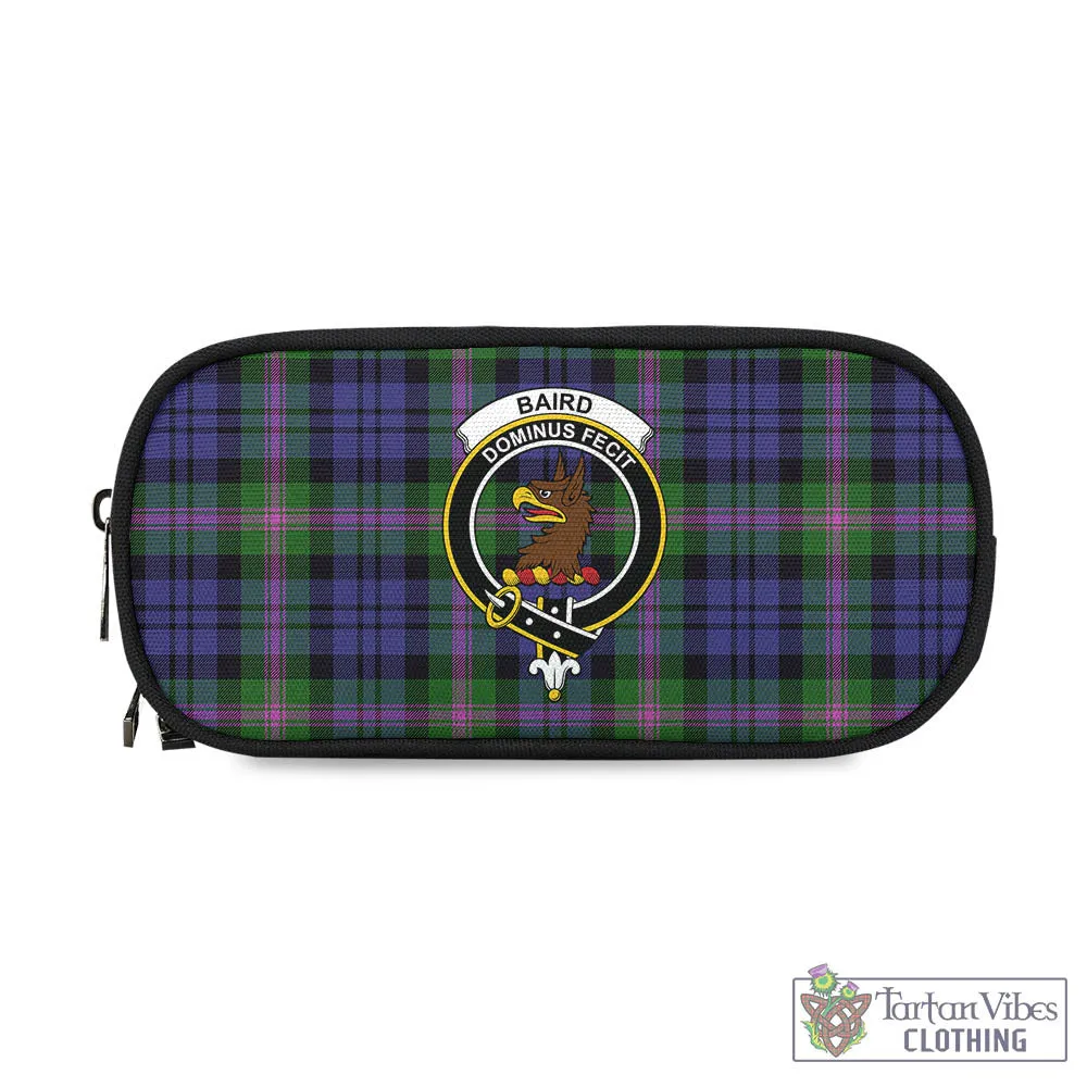 Baird Modern Tartan Pen and Pencil Case with Family Crest