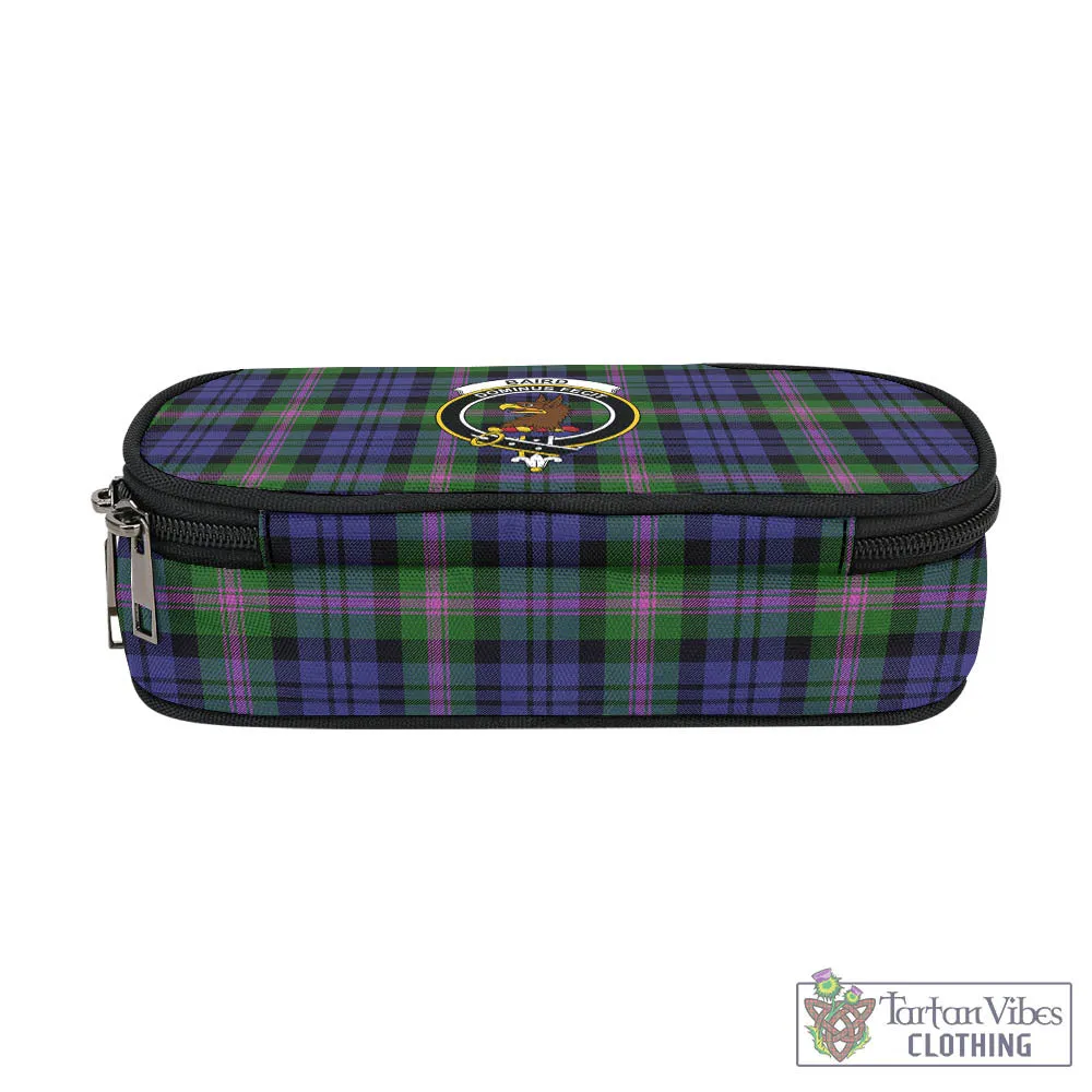 Baird Modern Tartan Pen and Pencil Case with Family Crest