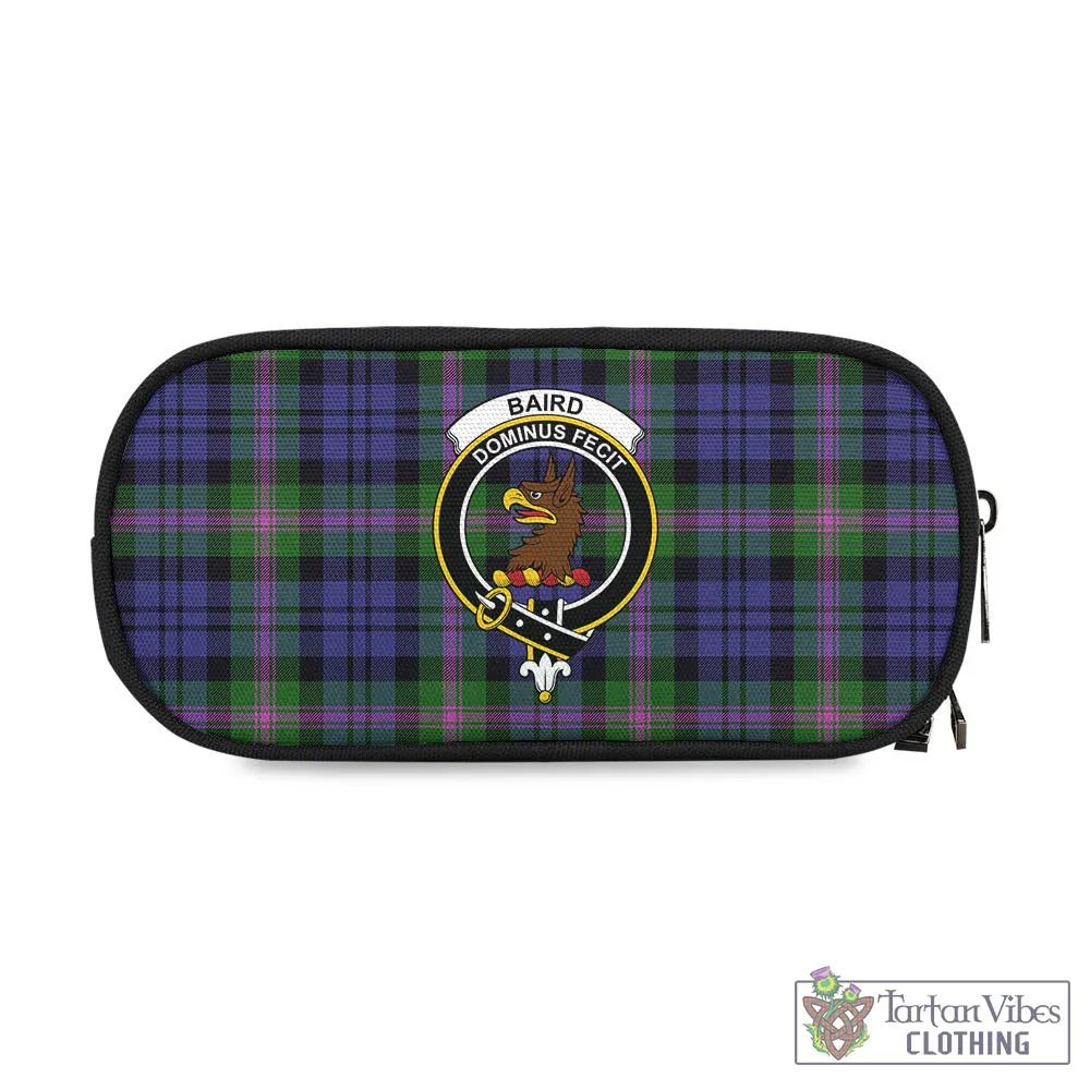 Baird Modern Tartan Pen and Pencil Case with Family Crest