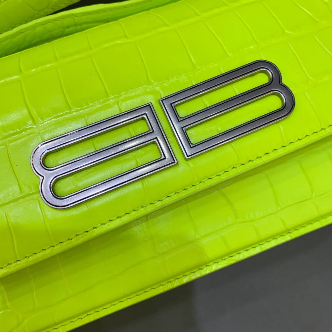 Balen Gossip Small Shoulder Bag Green Neon, For Women,  Bags 9.1in/23cm