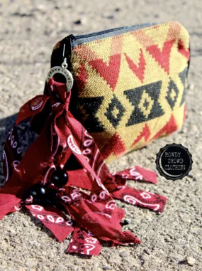 Bandana Babe Cosmetic Bag by Rowdy Crowd