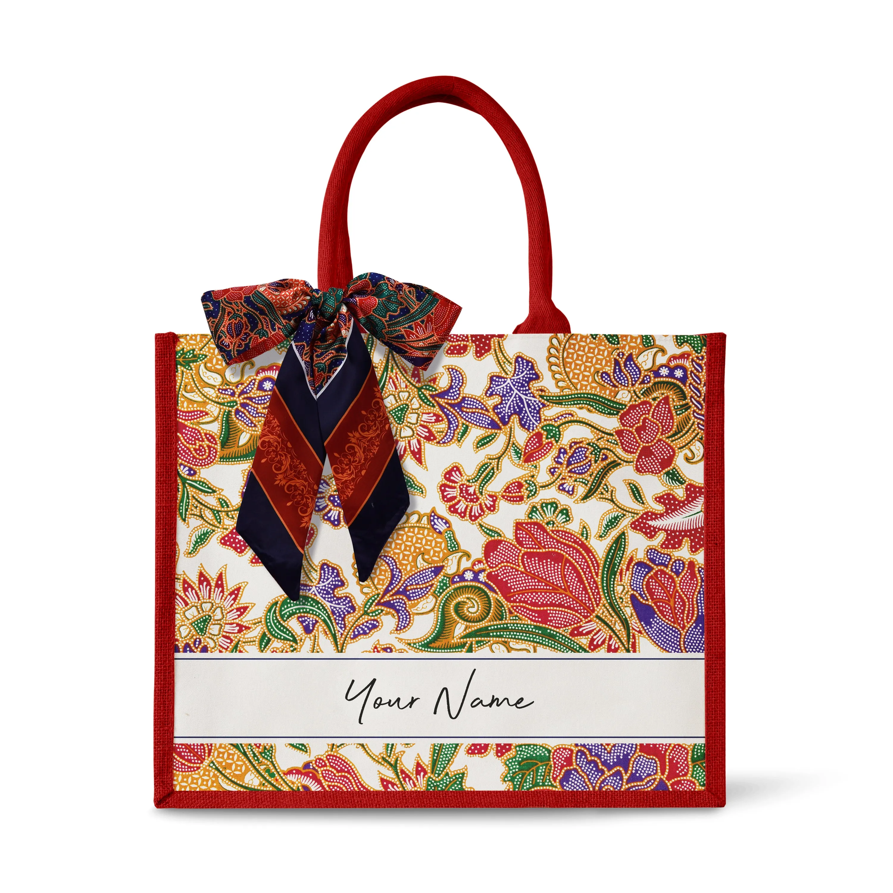 Batik Kuntum Series - Tote Bag