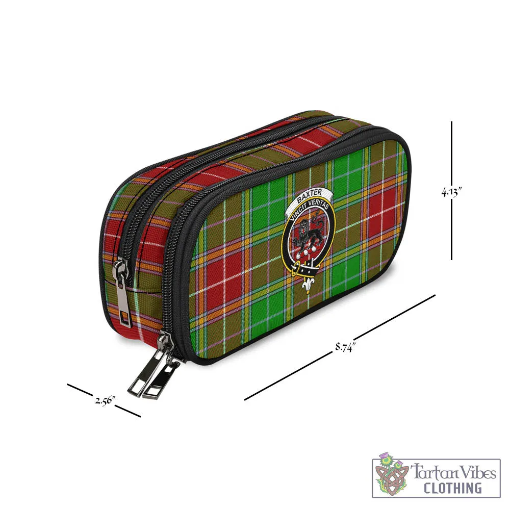 Baxter Modern Tartan Pen and Pencil Case with Family Crest