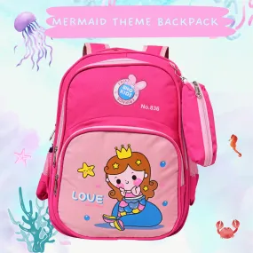 Bayberry Trendy Mermaid Theme School Bag for Girls