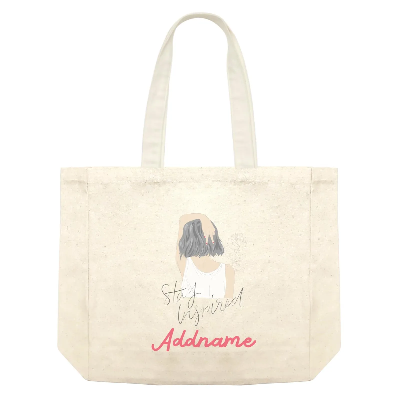 Beautiful Chic Stay Inspired With Addname Shopping Bag