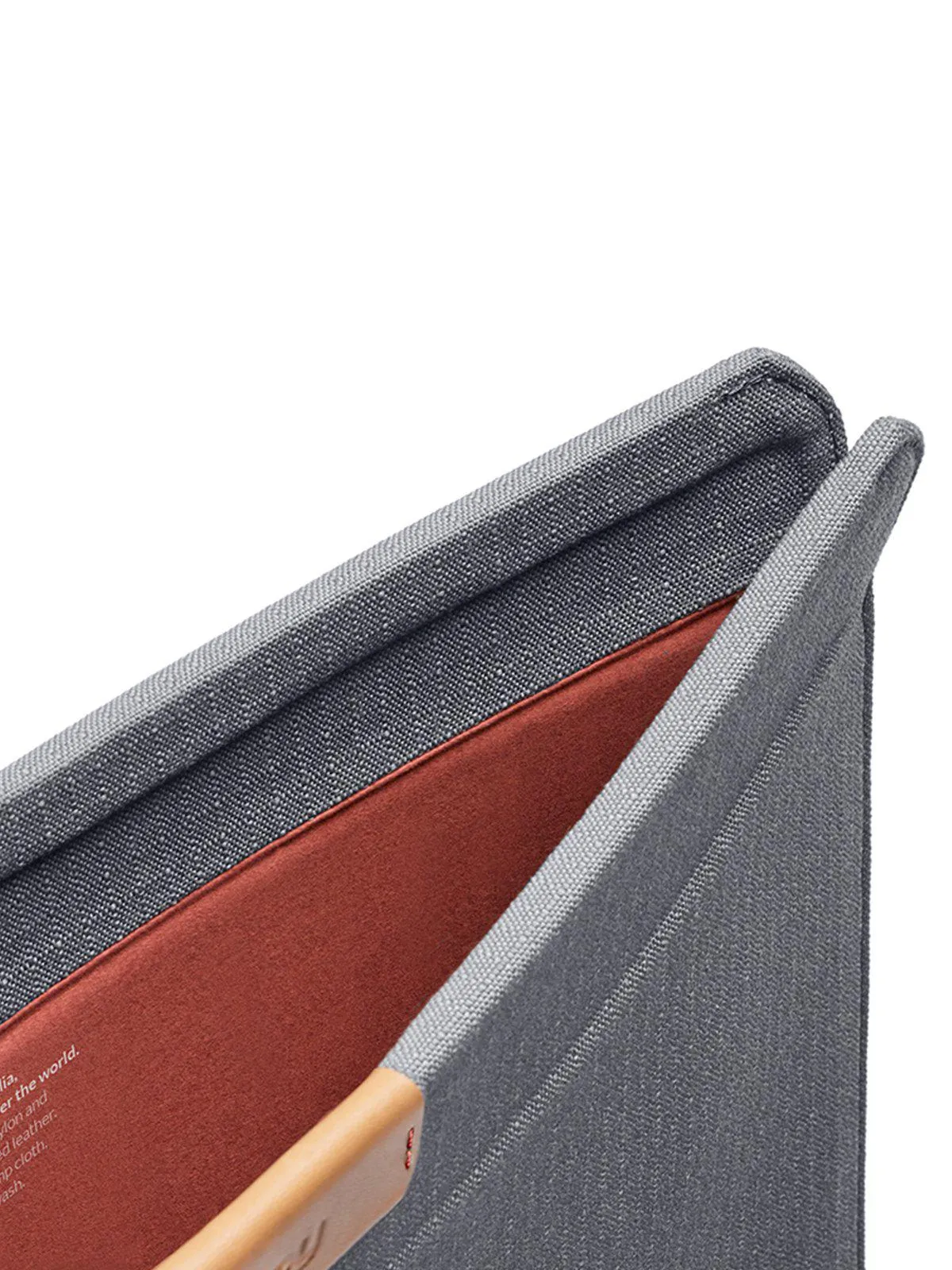 Bellroy Laptop Sleeve 15 Inch Light Grey Recycled