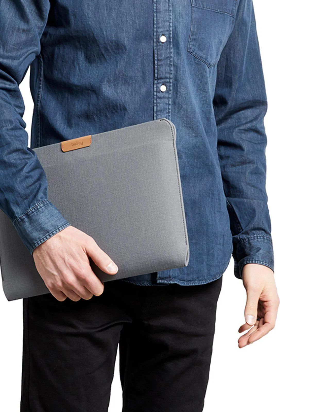 Bellroy Laptop Sleeve 15 Inch Light Grey Recycled