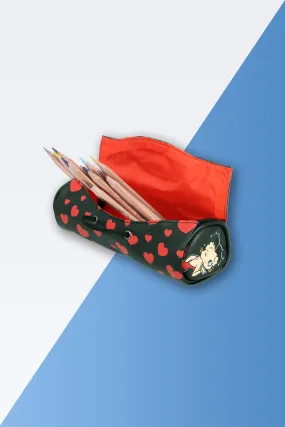 Betty Boop Red Heart Pencil Case