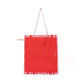 Bicolor Cooler Ecobag  Red