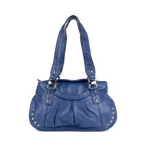 B.Makowsky Studded Hobo Bags Leather Blue Colour For Women