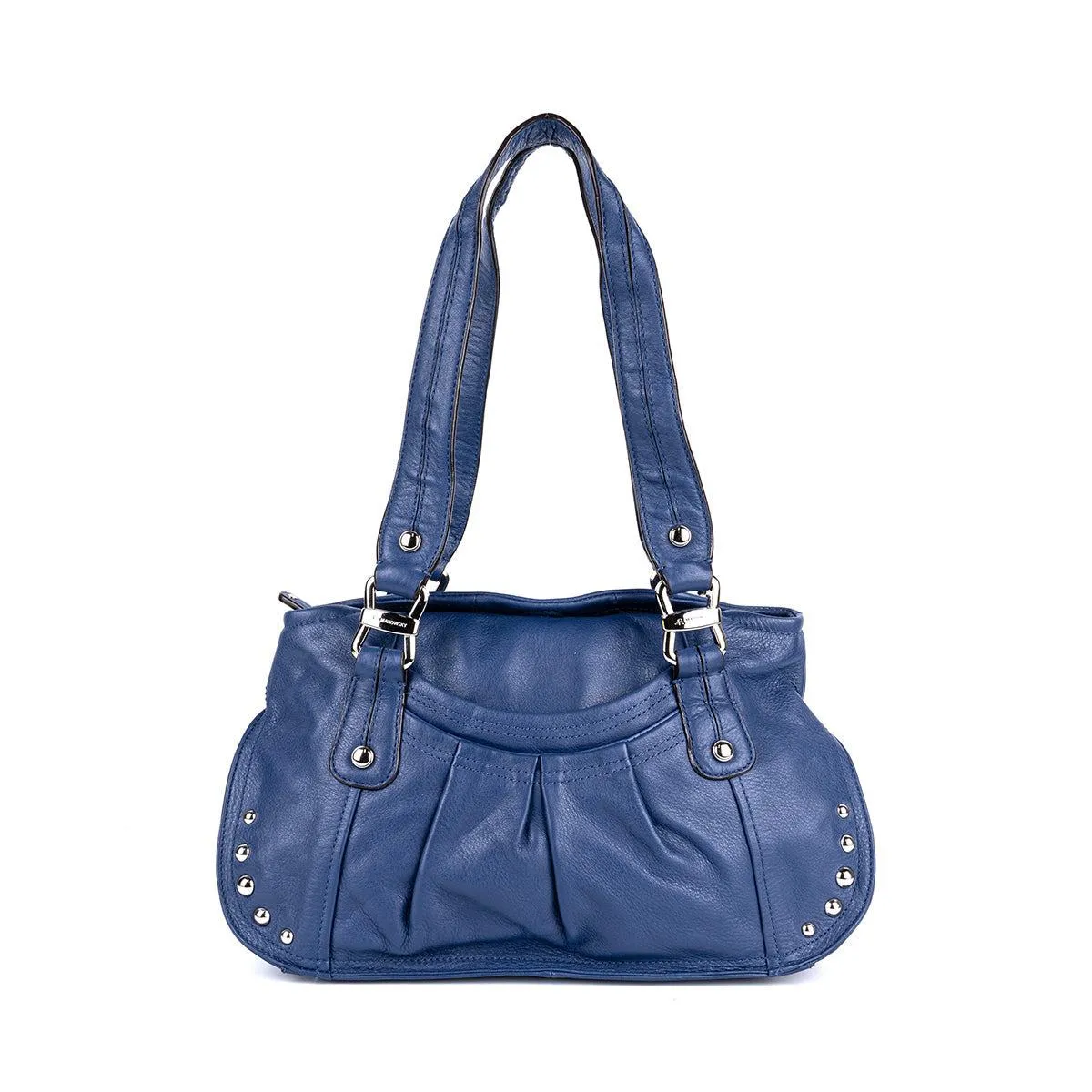 B.Makowsky Studded Hobo Bags Leather Blue Colour For Women