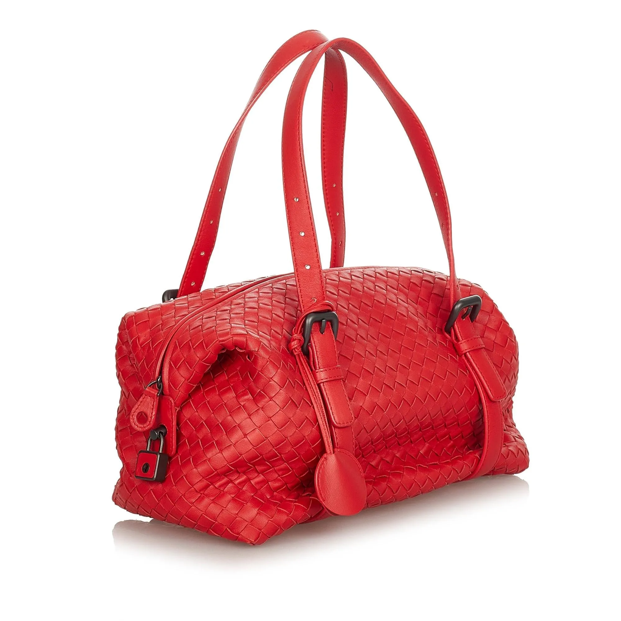 Bottega Veneta Intrecciato Leather Shoulder Bag (SHG-24536)