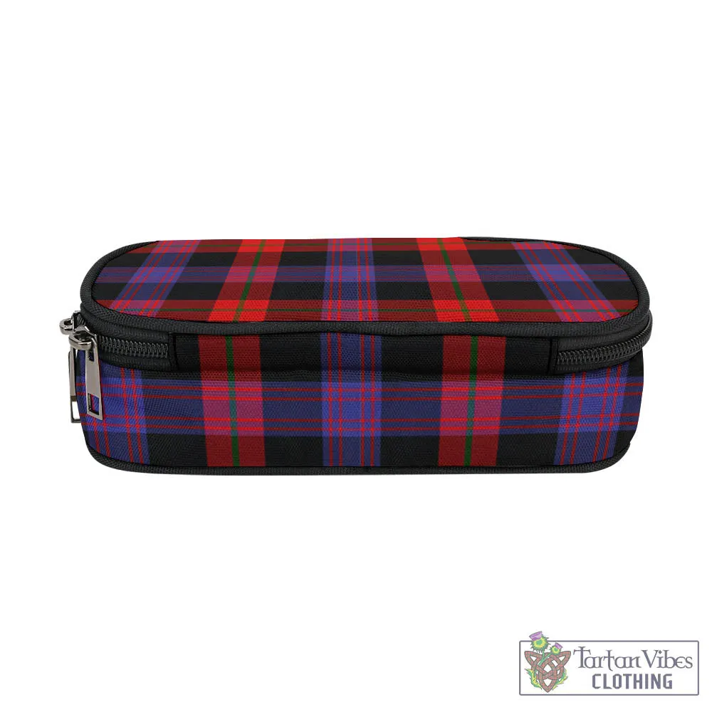 Broun Modern Tartan Pen and Pencil Case