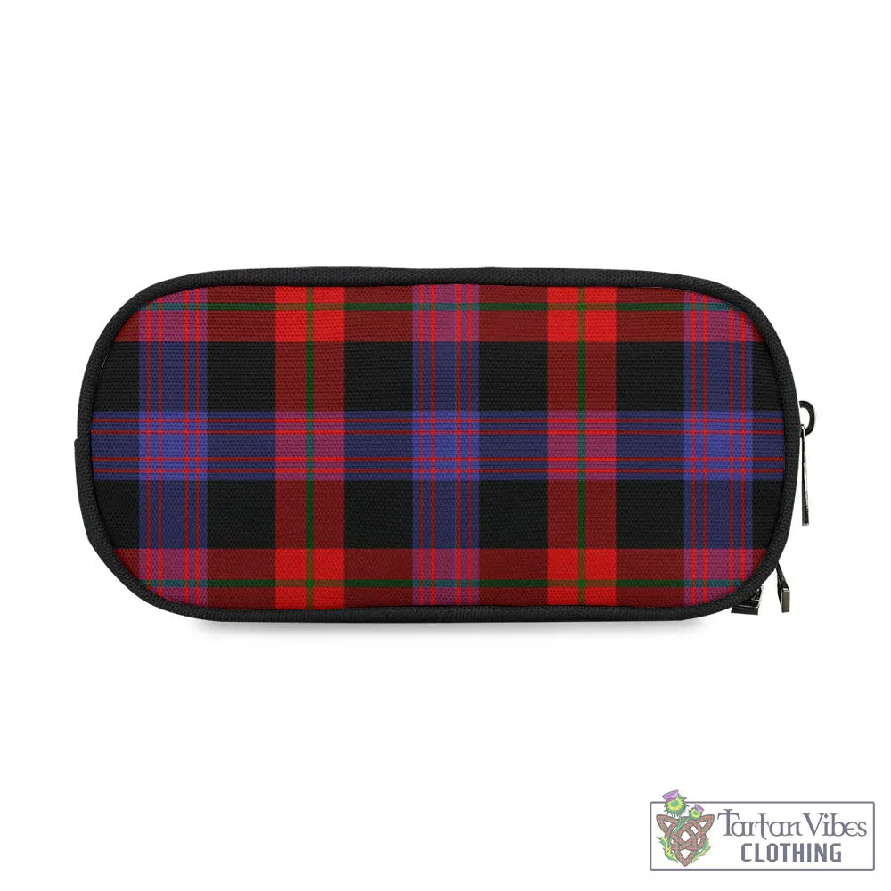 Broun Modern Tartan Pen and Pencil Case