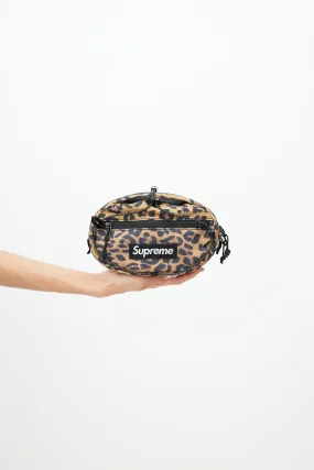 Brown & Black Print Waist Bag