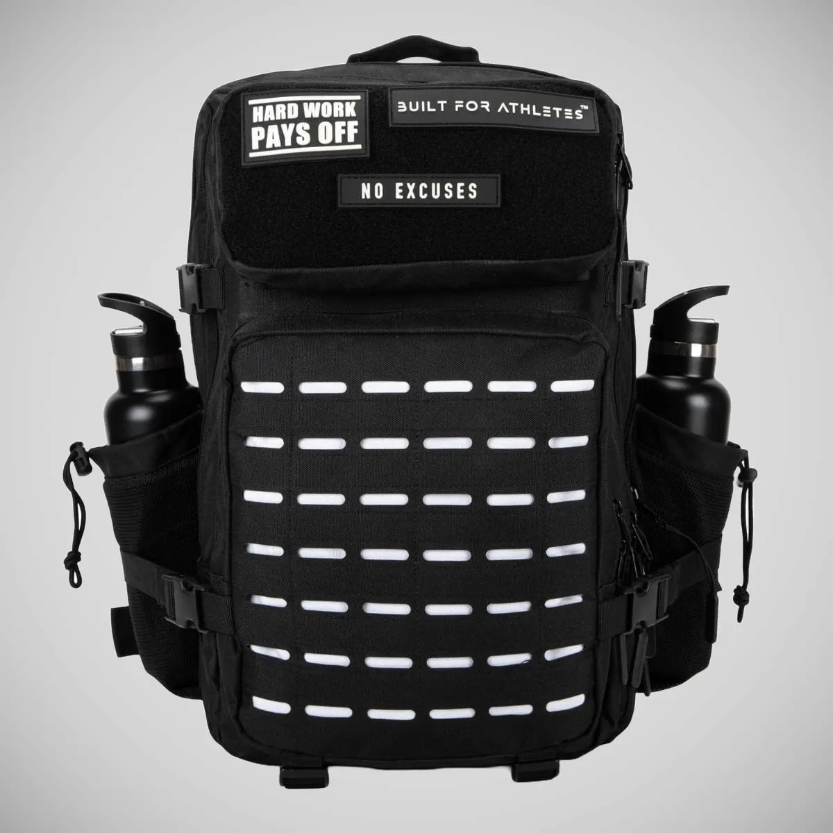 Built For Athletes Large Gym Backpack Black/White