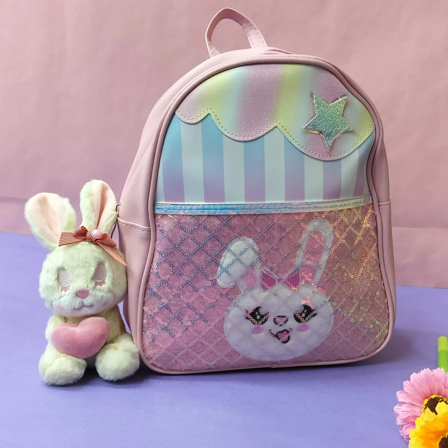 Bunny Fancy Mini Backpack.