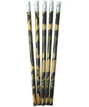 Camo Pencils – Pack of 5