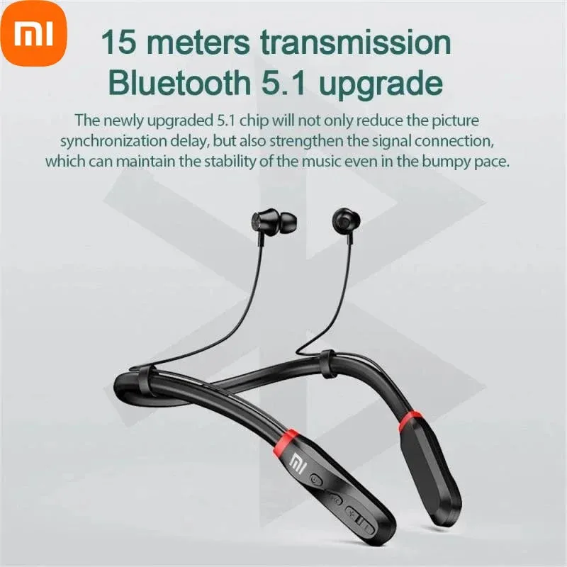 CAN YOU HEAR ME™ Neckband Bluetooth Headphones Wireless Earphones 9D Sound Sport Headset Waterproof TWS Earbuds with Mic for phone