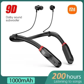 CAN YOU HEAR ME™ Neckband Bluetooth Headphones Wireless Earphones 9D Sound Sport Headset Waterproof TWS Earbuds with Mic for phone