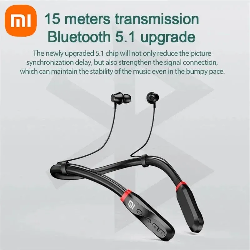 CAN YOU HEAR ME™ Neckband Bluetooth Headphones Wireless Earphones 9D Sound Sport Headset Waterproof TWS Earbuds with Mic for phone