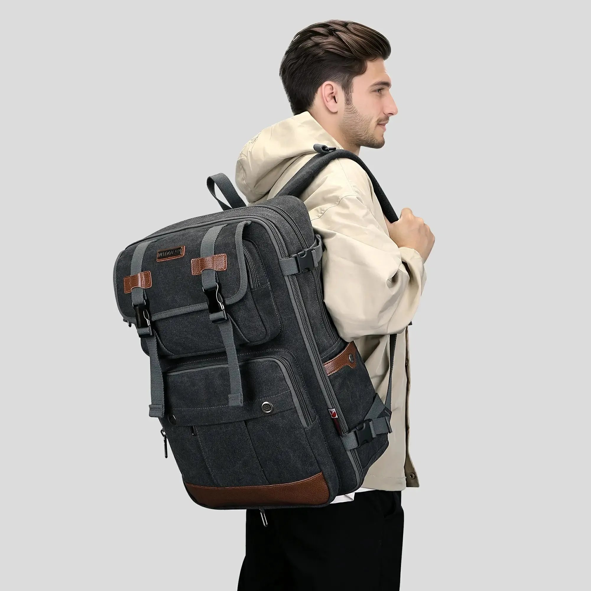 Canvas Backpack Large Travel Duffel Bag