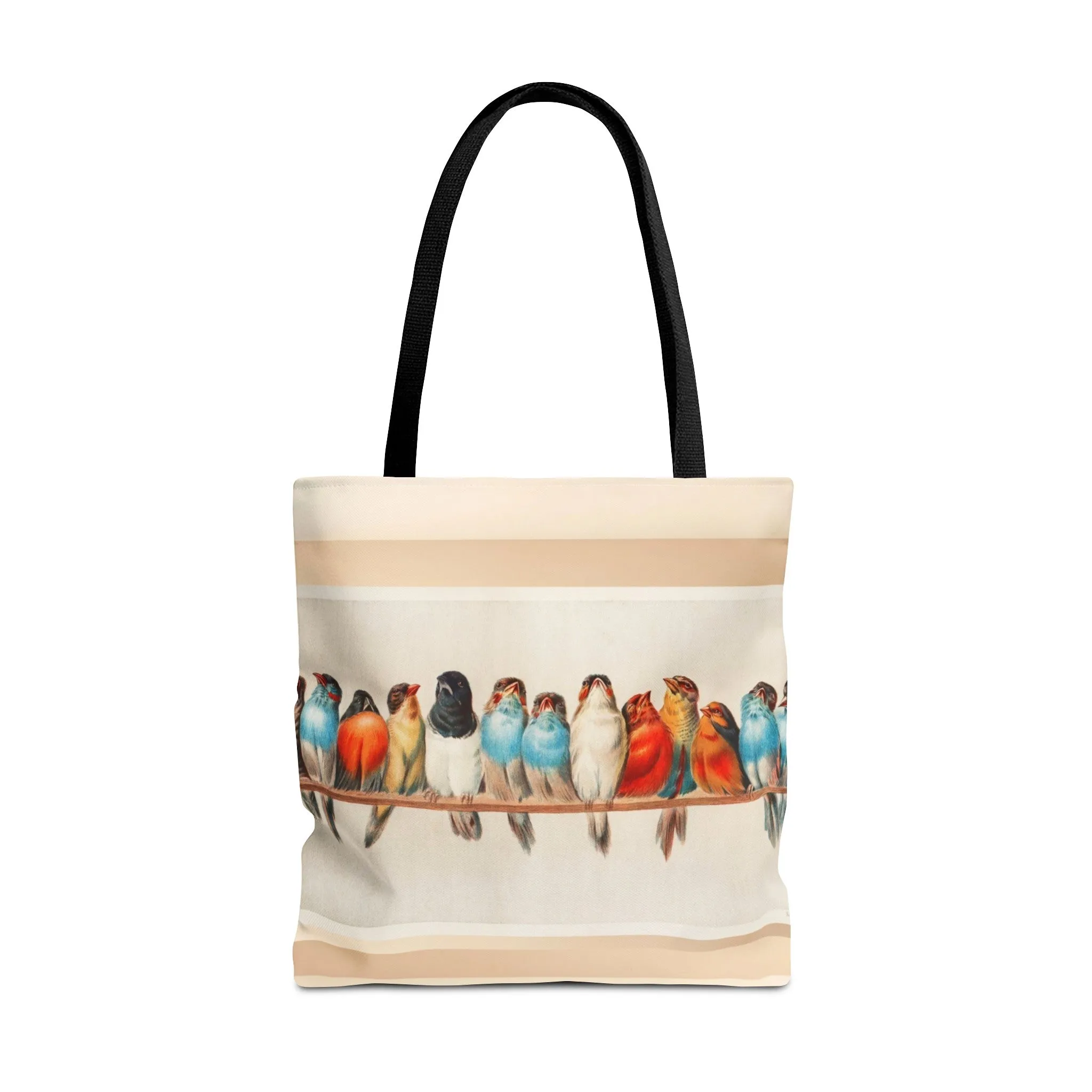 Canvas Tote Bag - A Perch of Birds