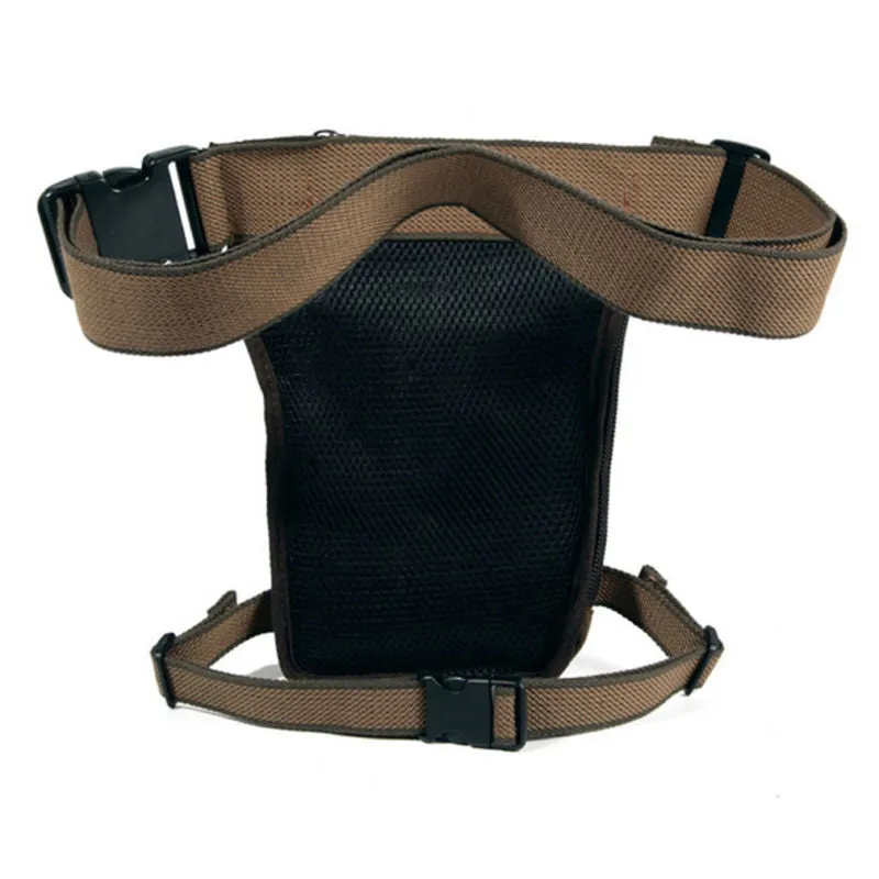 Canvas Waist Drop Leg Bag Thigh Hip Belt Bum Tactical Motorcycle Messenger Shoulder Bag