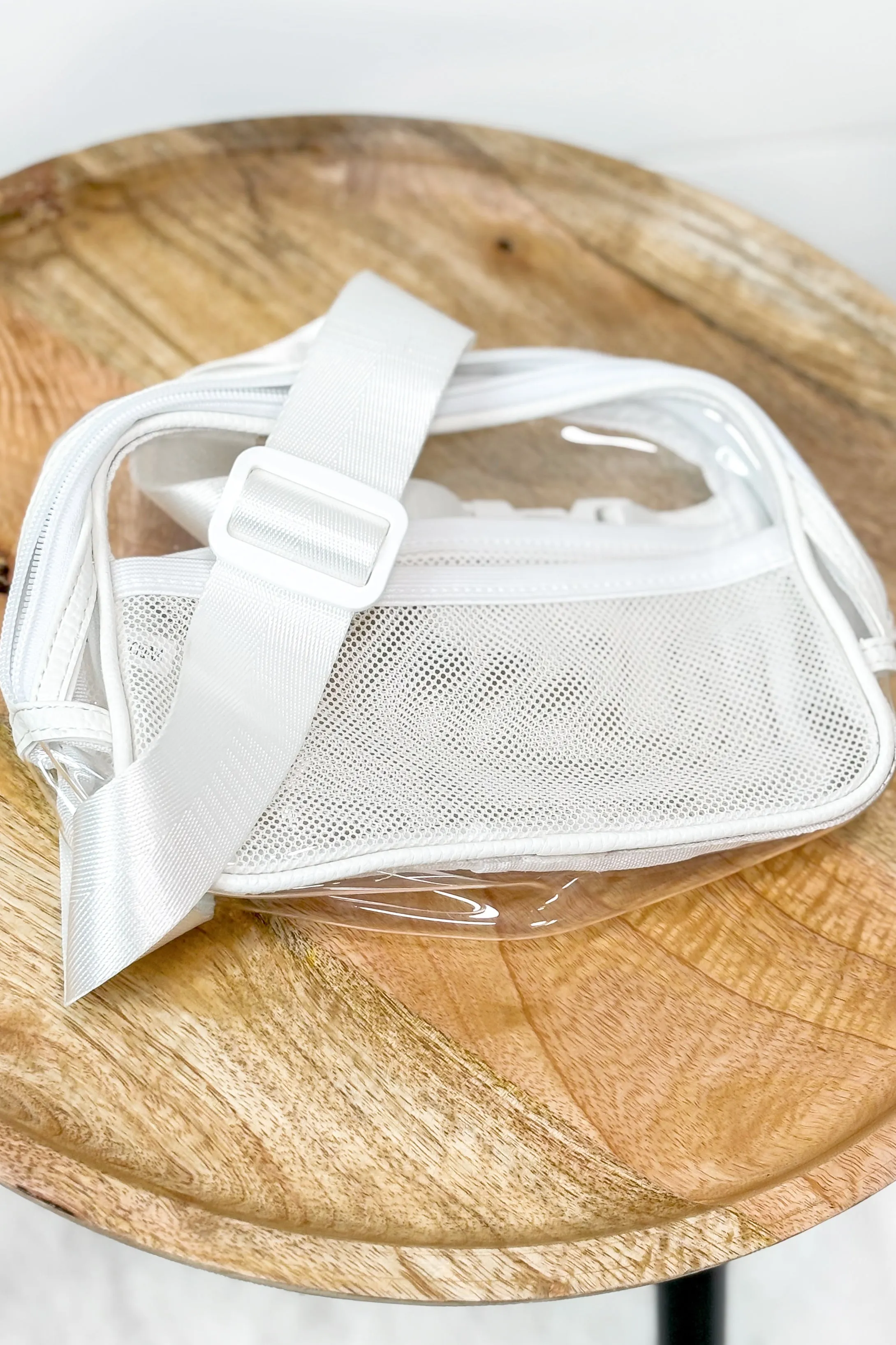 Carry It All Clear Belt Bag - White