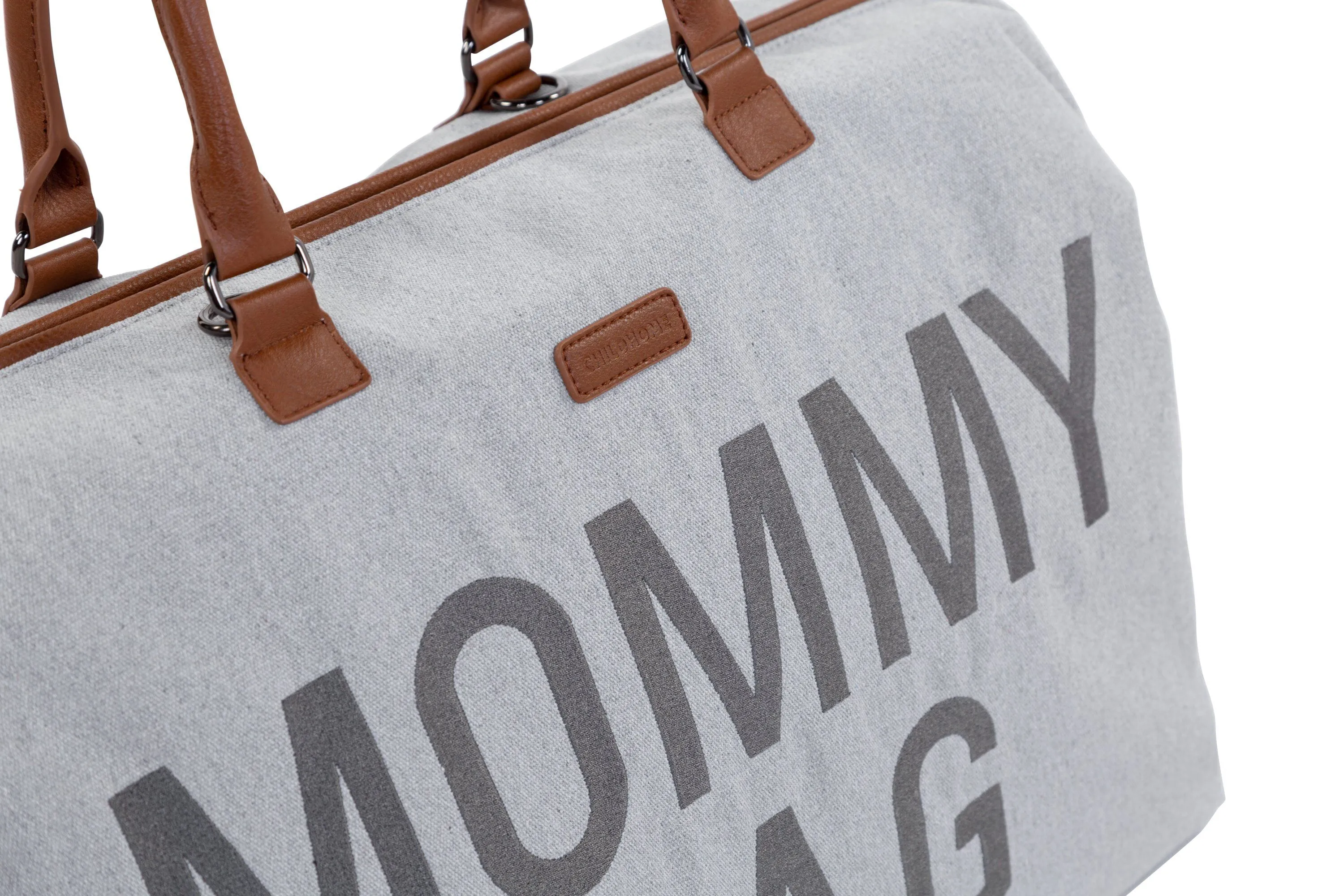 Childhome Weekendtas Mommy Bag Verzorgingstas | Canvas Grijs