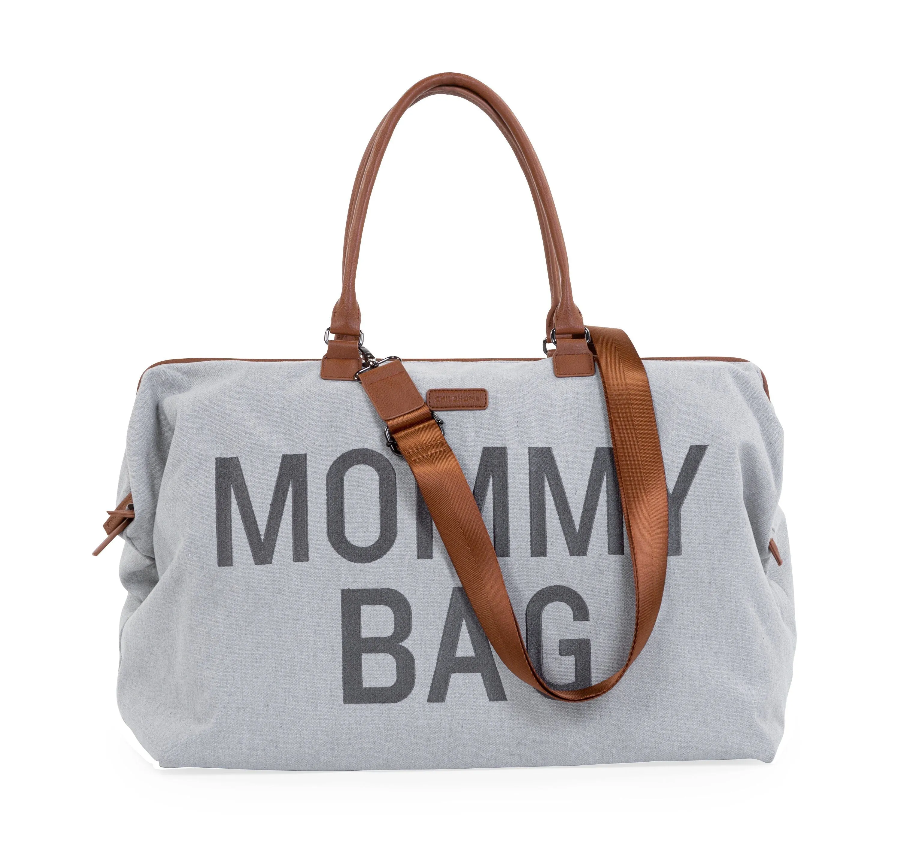 Childhome Weekendtas Mommy Bag Verzorgingstas | Canvas Grijs