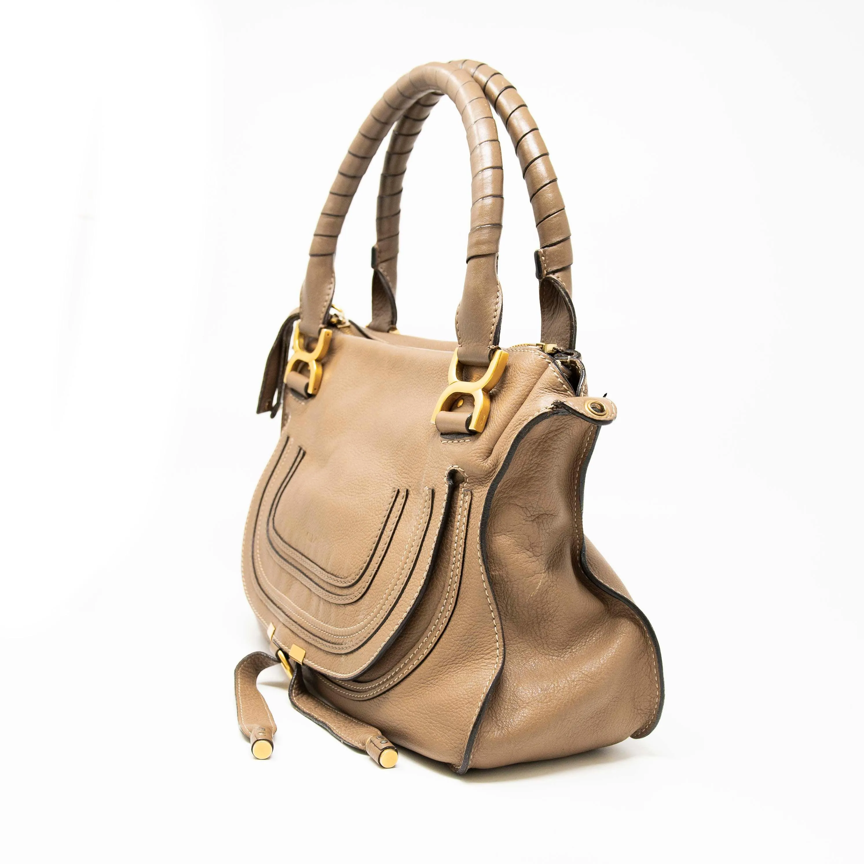 Chloe Brown Medium Marcie Bag