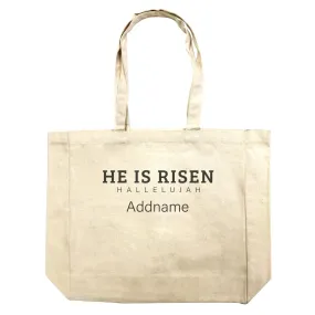 Christian Series He is Risen Hallelujah Addname Shopping Bag