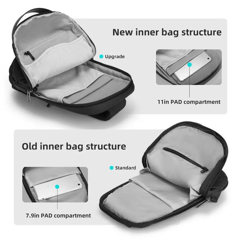 Clear: Simple Clean Waterproof Large Capacity Crossbody Bag