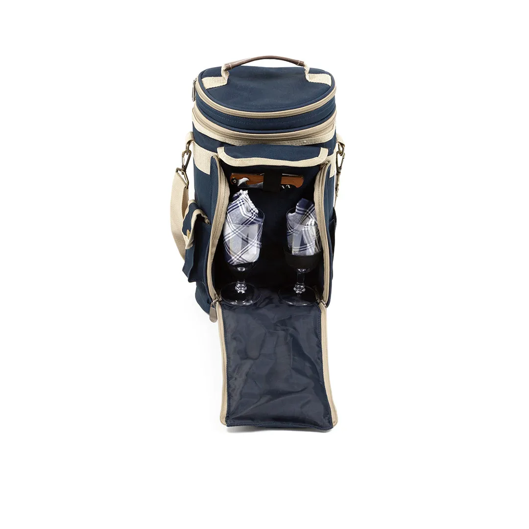 Contour Admiral Blue Wine Cooler Bag for Two People